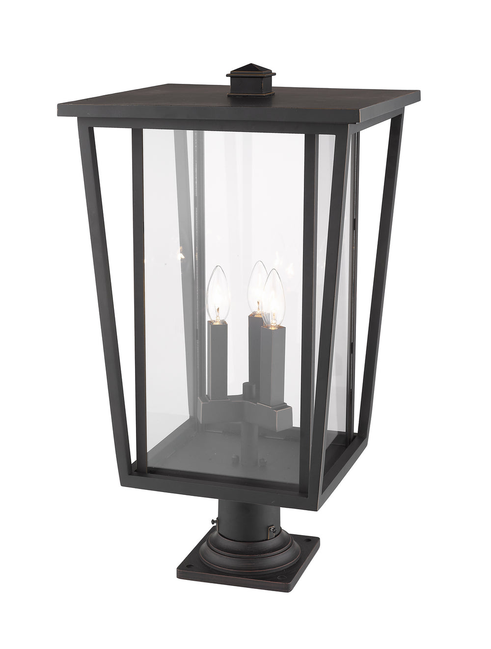Z-Lite Canada - 571PHXLR-533PM-ORB - Three Light Outdoor Pier Mounted Fixture - Seoul - Oil Rubbed Bronze
