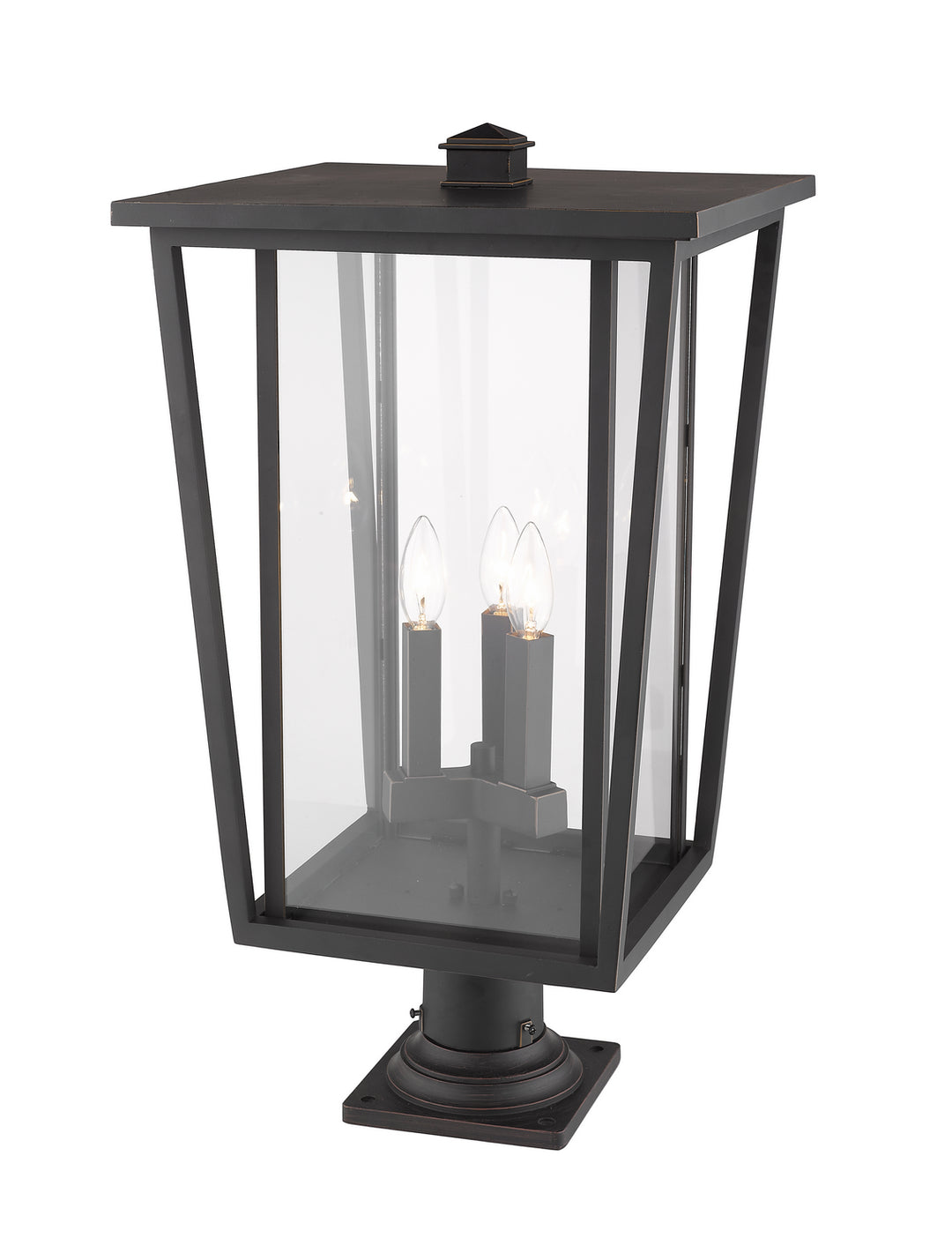 Z-Lite Canada - 571PHXLR-533PM-ORB - Three Light Outdoor Pier Mounted Fixture - Seoul - Oil Rubbed Bronze