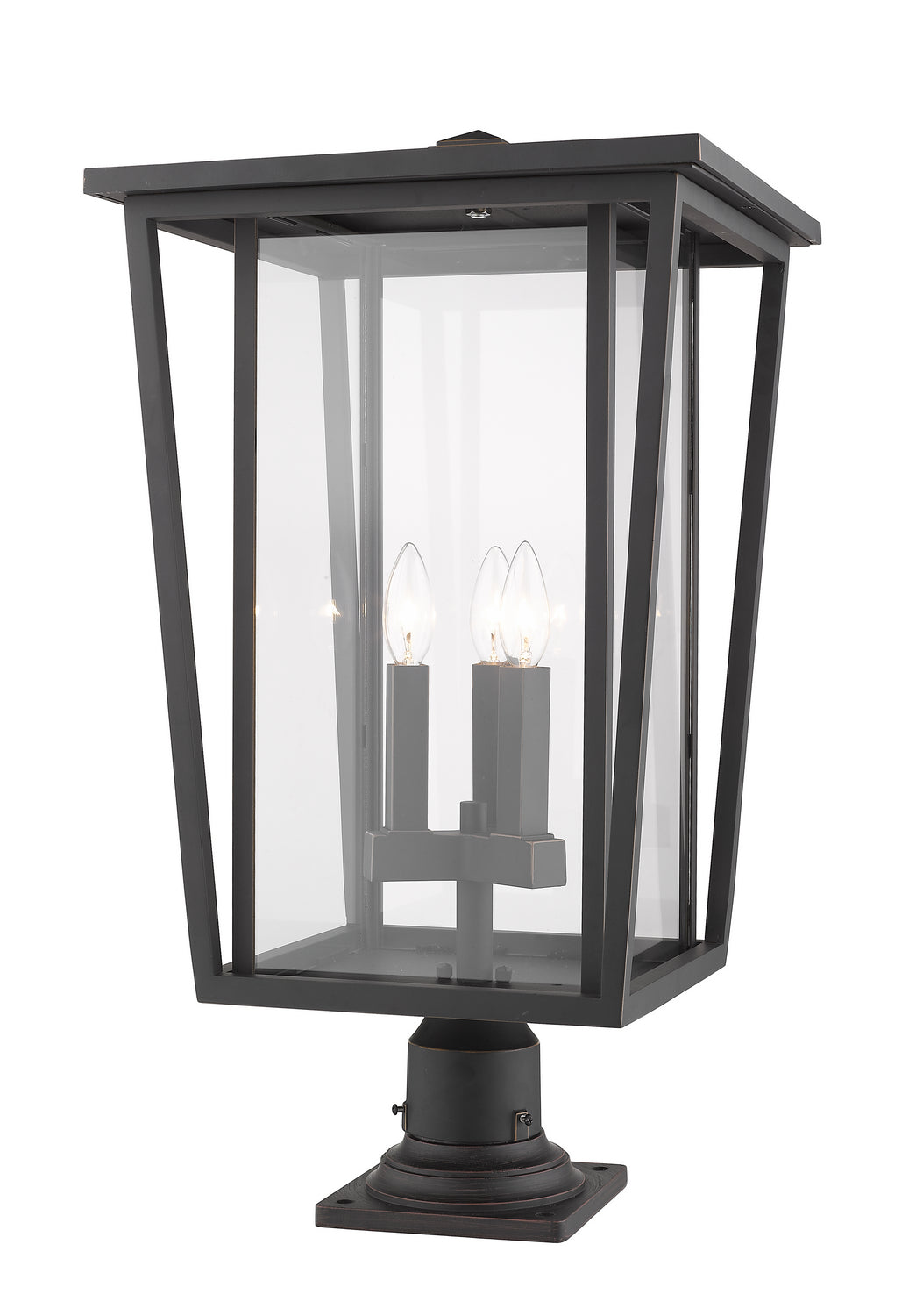 Z-Lite Canada - 571PHXLR-533PM-ORB - Three Light Outdoor Pier Mounted Fixture - Seoul - Oil Rubbed Bronze