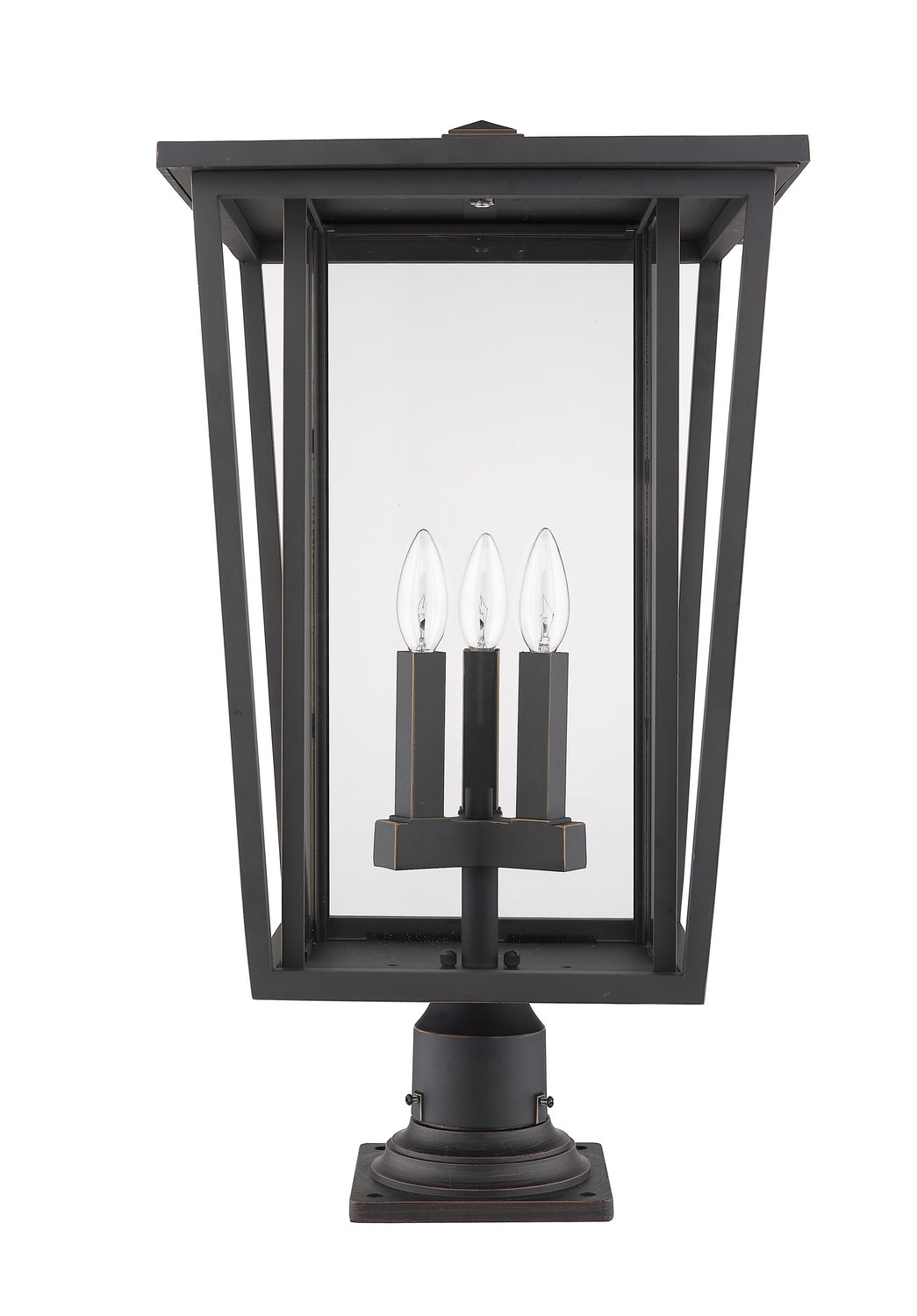 Z-Lite Canada - 571PHXLR-533PM-ORB - Three Light Outdoor Pier Mounted Fixture - Seoul - Oil Rubbed Bronze