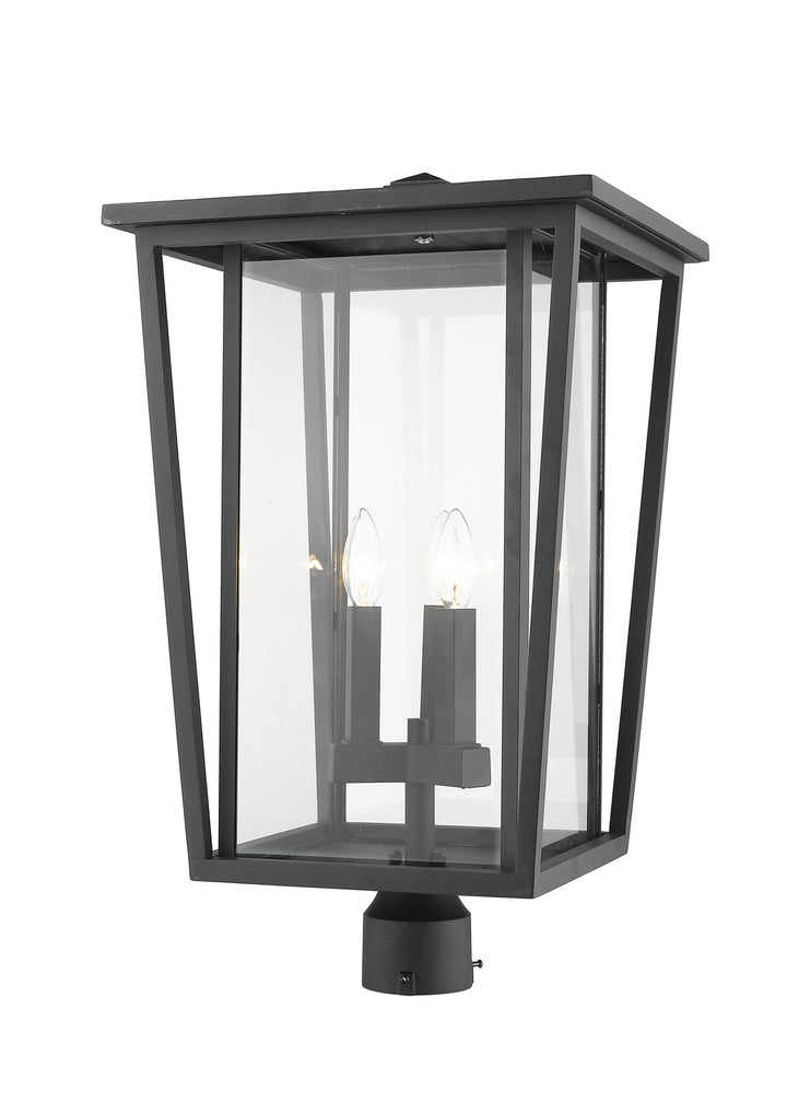 Z-Lite Canada - 571PHXLR-BK - Three Light Outdoor Post Mount Fixture - Seoul - Black