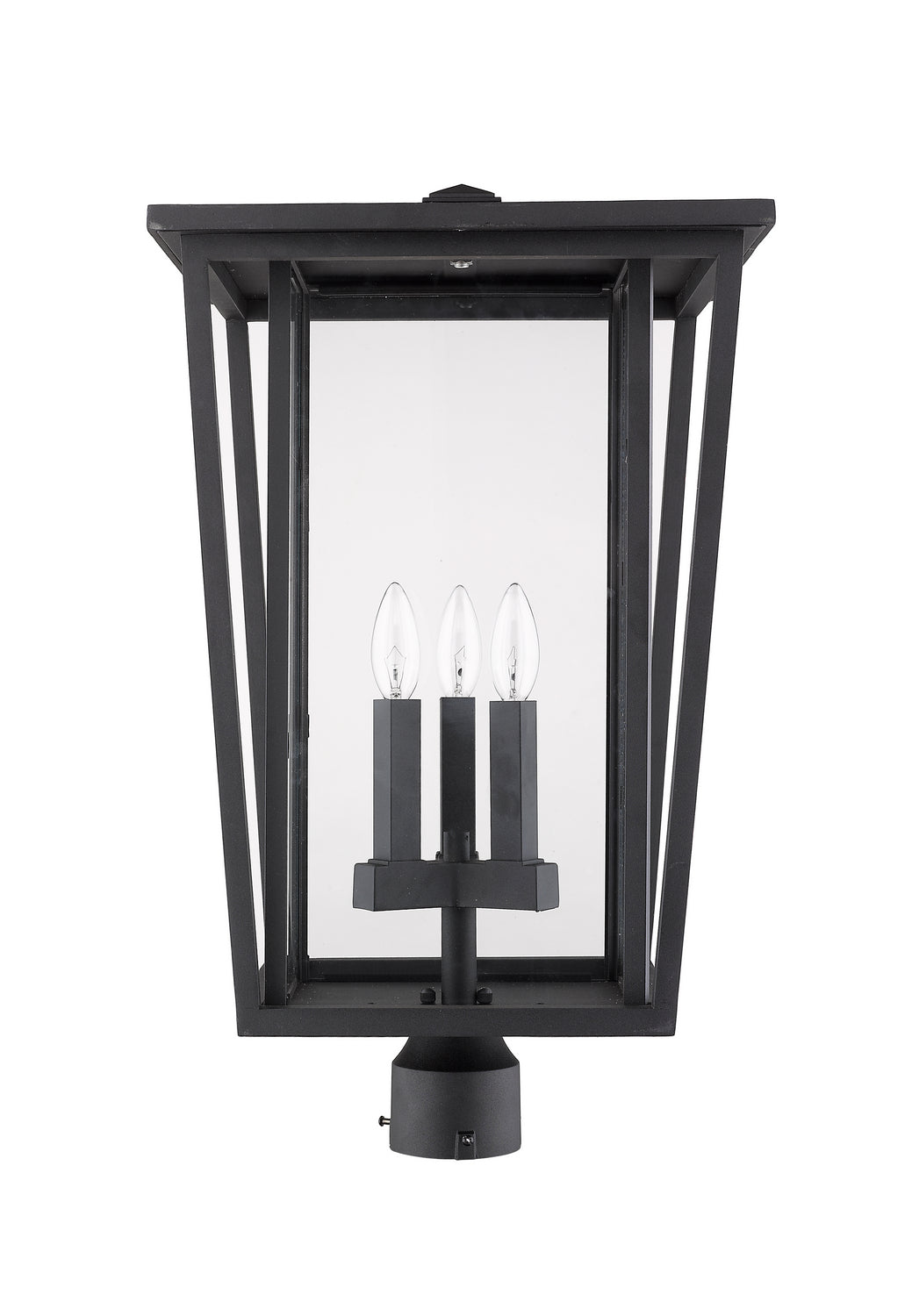 Z-Lite Canada - 571PHXLR-BK - Three Light Outdoor Post Mount Fixture - Seoul - Black