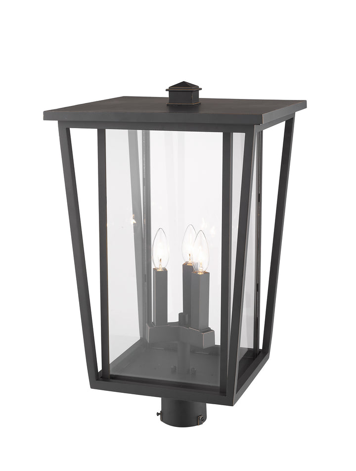 Z-Lite Canada - 571PHXLR-ORB - Three Light Outdoor Post Mount Fixture - Seoul - Oil Rubbed Bronze