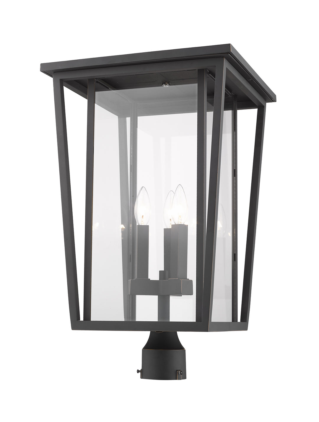 Z-Lite Canada - 571PHXLR-ORB - Three Light Outdoor Post Mount Fixture - Seoul - Oil Rubbed Bronze