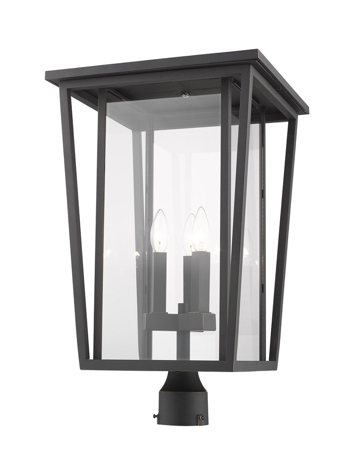 Z-Lite Canada - 571PHXLR-ORB - Three Light Outdoor Post Mount Fixture - Seoul - Oil Rubbed Bronze