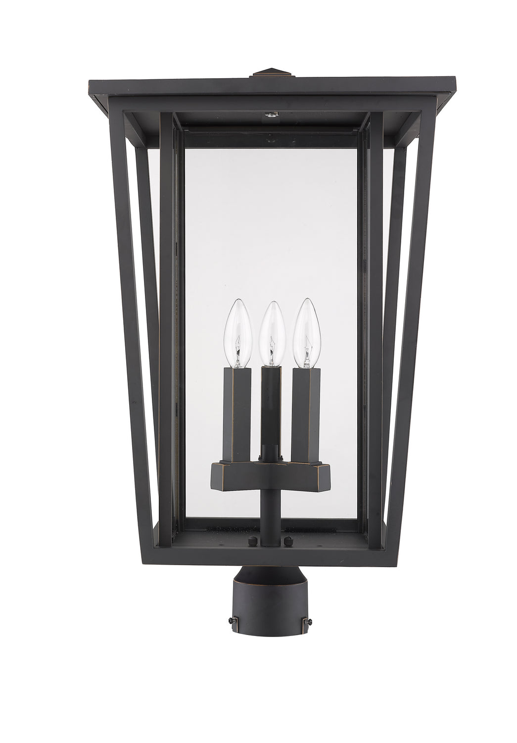 Z-Lite Canada - 571PHXLR-ORB - Three Light Outdoor Post Mount Fixture - Seoul - Oil Rubbed Bronze
