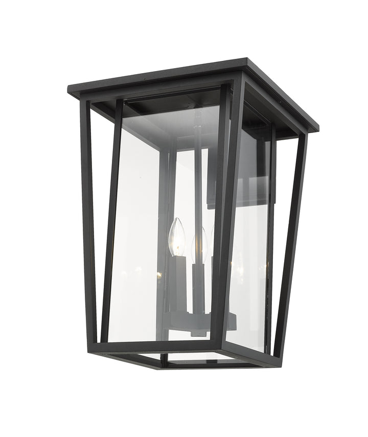 Z-Lite Canada - 571XL-BK - Three Light Outdoor Wall Light - Seoul - Black