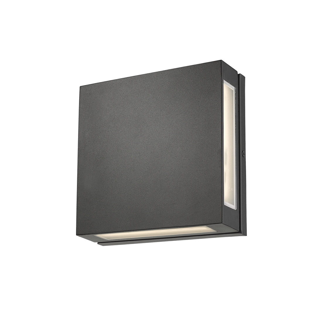 Z-Lite Canada - 572B-BK-LED - LED Outdoor Wall Mount - Quadrate - Black