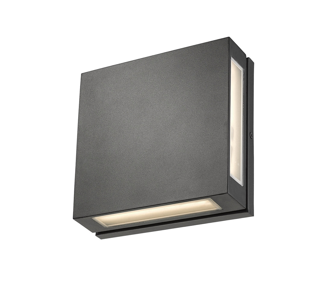 Z-Lite Canada - 572B-BK-LED - LED Outdoor Wall Mount - Quadrate - Black