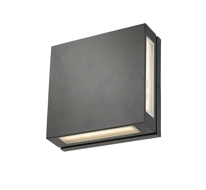 Z-Lite Canada - 572B-BK-LED - LED Outdoor Wall Mount - Quadrate - Black