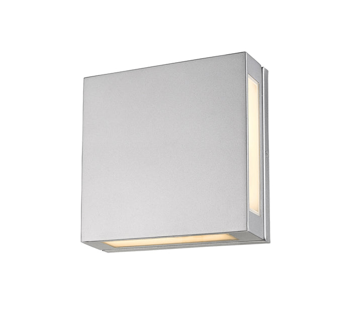 Z-Lite Canada - 572B-SL-LED - LED Outdoor Wall Mount - Quadrate - Silver