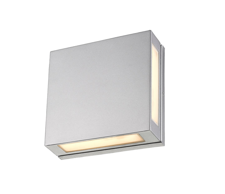 Z-Lite Canada - 572B-SL-LED - LED Outdoor Wall Mount - Quadrate - Silver