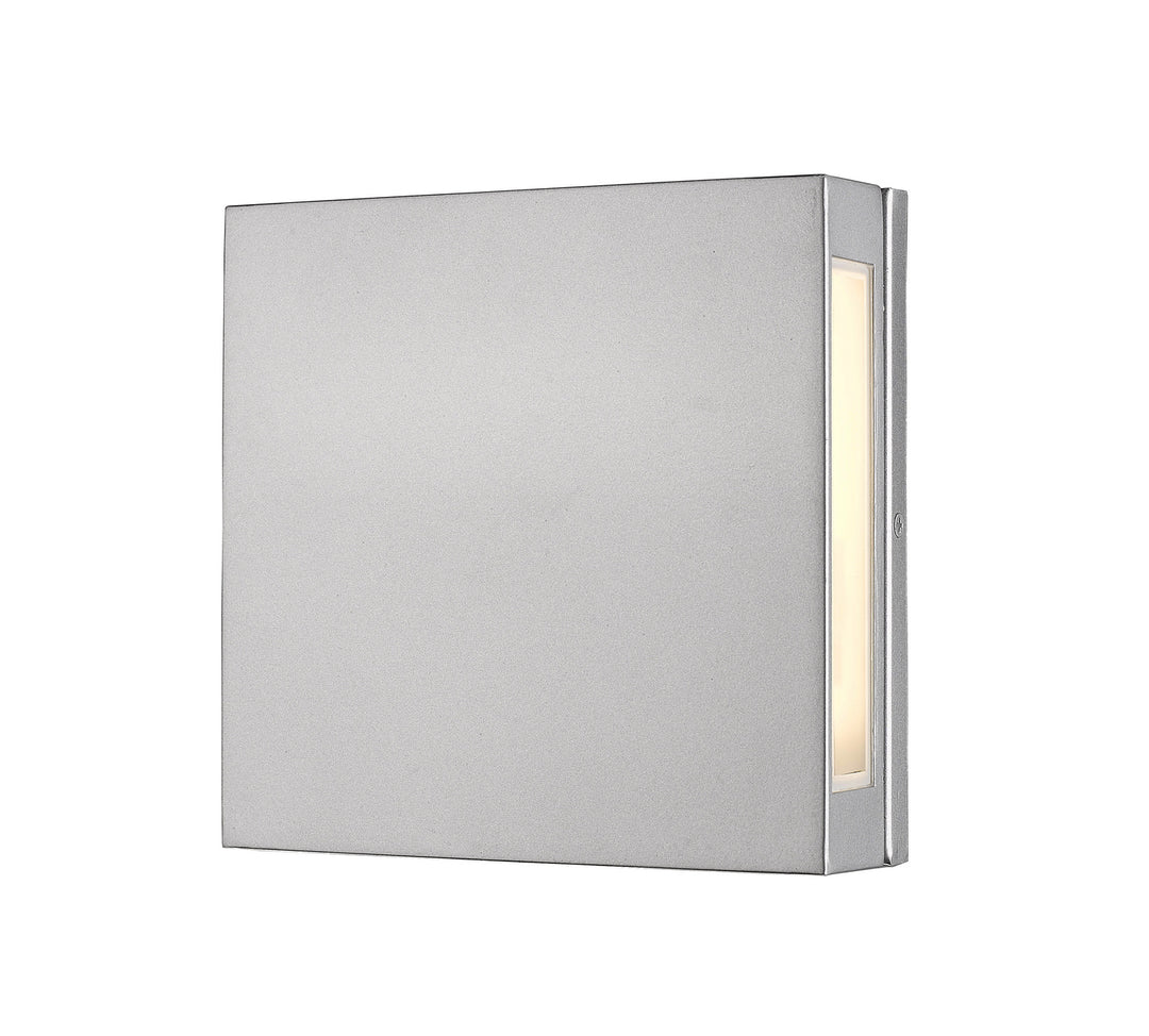 Z-Lite Canada - 572B-SL-LED - LED Outdoor Wall Mount - Quadrate - Silver