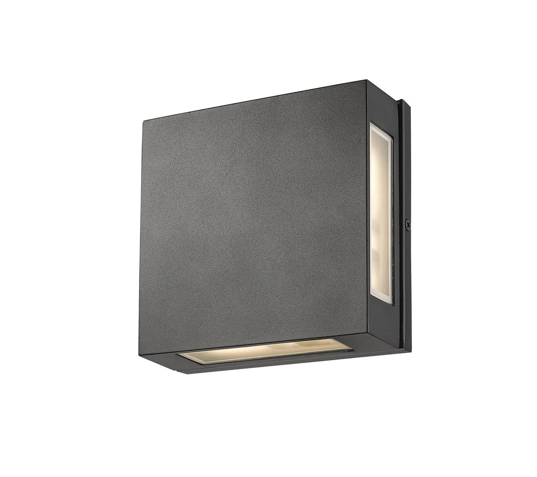 Z-Lite Canada - 572S-BK-LED - LED Outdoor Wall Mount - Quadrate - Black