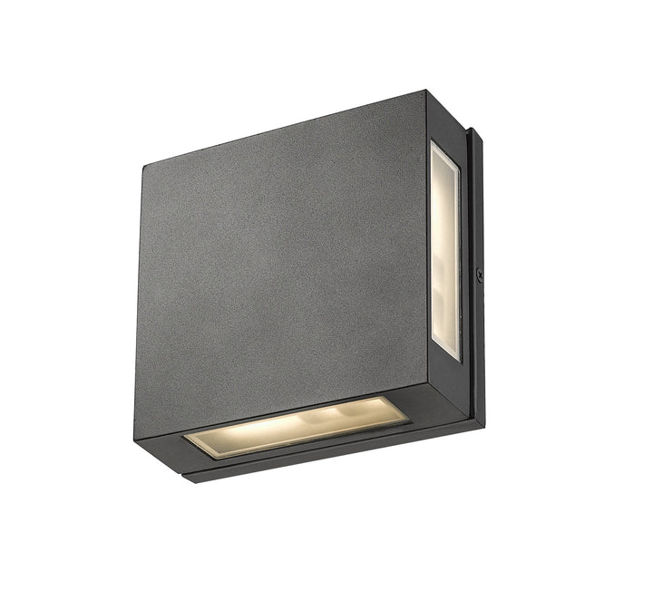 Z-Lite Canada - 572S-BK-LED - LED Outdoor Wall Mount - Quadrate - Black