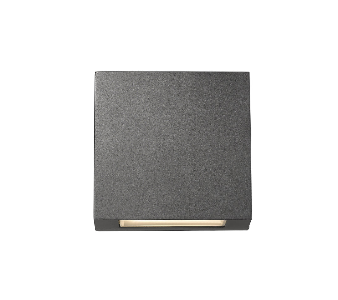 Z-Lite Canada - 572S-BK-LED - LED Outdoor Wall Mount - Quadrate - Black