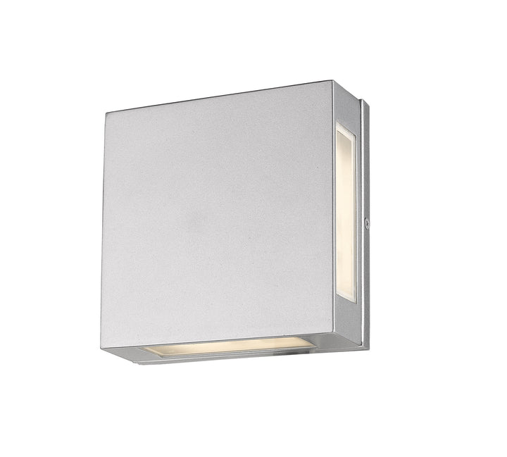 Z-Lite Canada - 572S-SL-LED - LED Outdoor Wall Mount - Quadrate - Silver