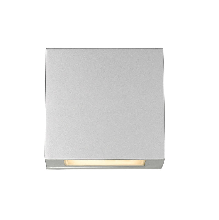 Z-Lite Canada - 572S-SL-LED - LED Outdoor Wall Mount - Quadrate - Silver