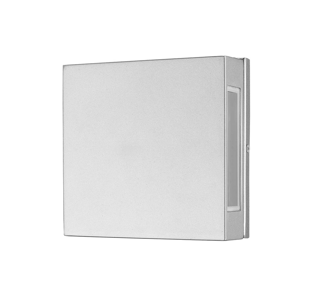 Z-Lite Canada - 572S-SL-LED - LED Outdoor Wall Mount - Quadrate - Silver