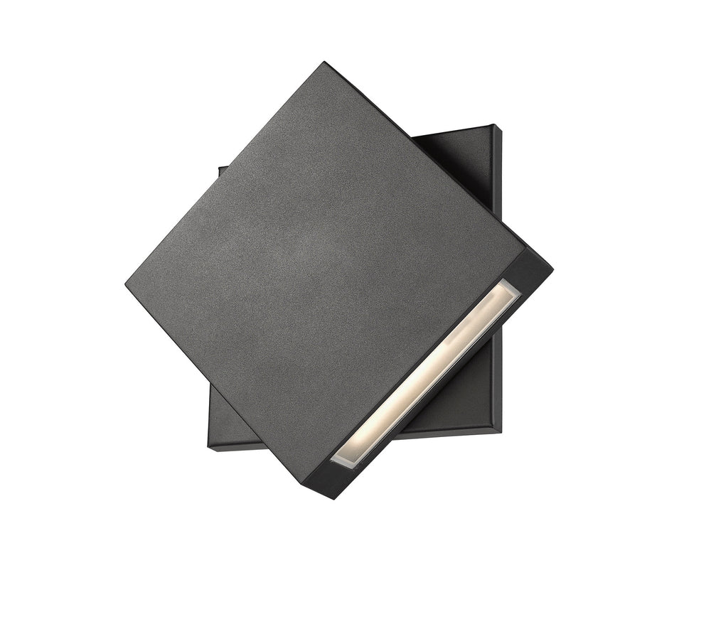Z-Lite Canada - 573B-BK-LED - LED Outdoor Wall Mount - Quadrate - Black