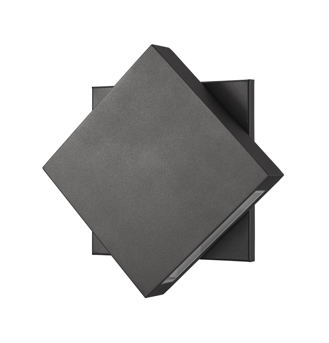 Z-Lite Canada - 573B-BK-LED - LED Outdoor Wall Mount - Quadrate - Black