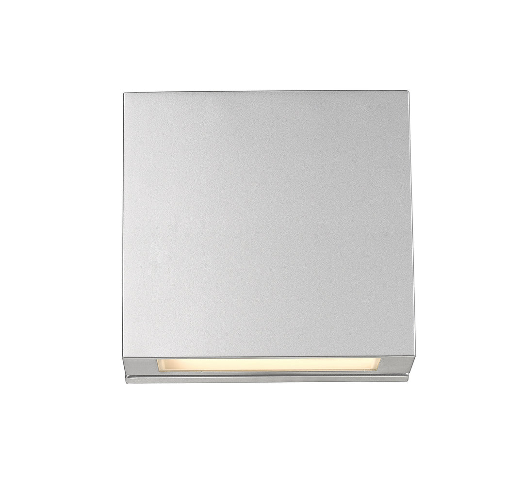 Z-Lite Canada - 573B-SL-LED - LED Outdoor Wall Mount - Quadrate - Silver