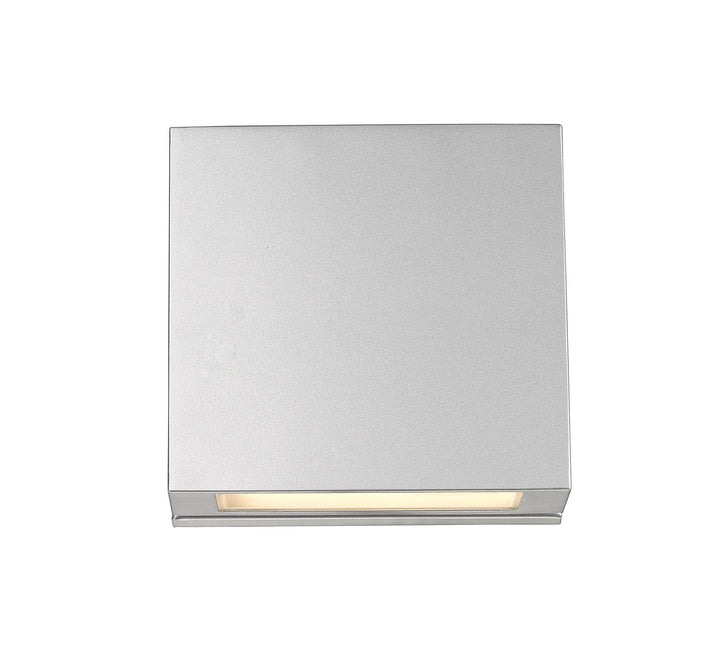 Z-Lite Canada - 573B-SL-LED - LED Outdoor Wall Mount - Quadrate - Silver