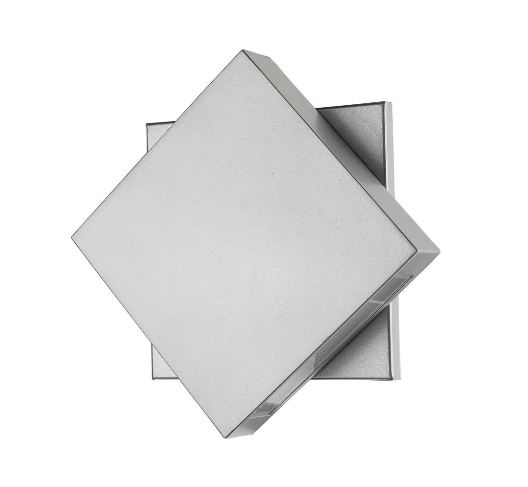 Z-Lite Canada - 573B-SL-LED - LED Outdoor Wall Mount - Quadrate - Silver