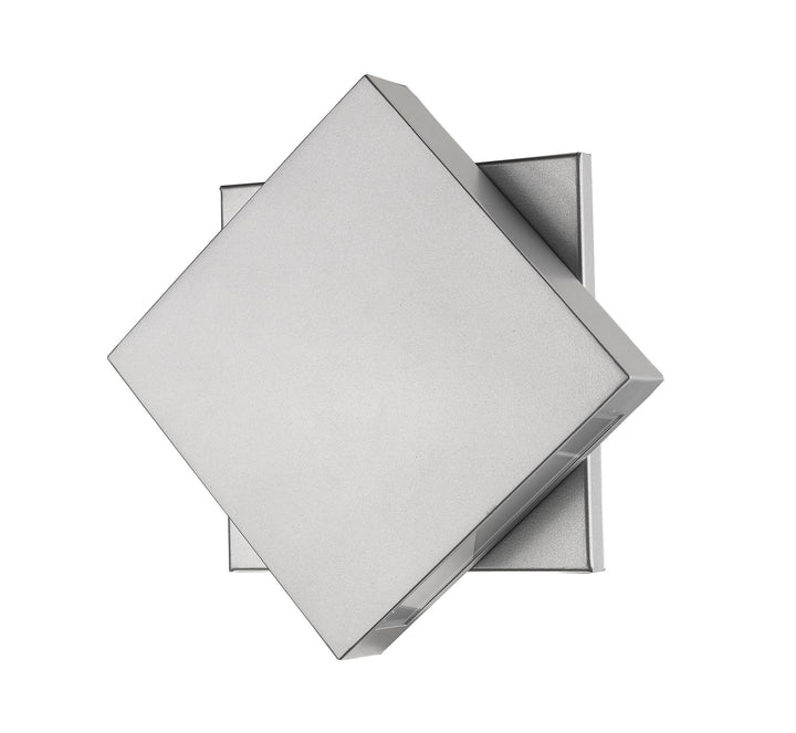 Z-Lite Canada - 573B-SL-LED - LED Outdoor Wall Mount - Quadrate - Silver
