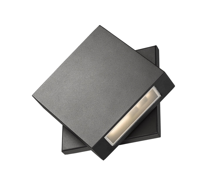 Z-Lite Canada - 573S-BK-LED - LED Outdoor Wall Mount - Quadrate - Black
