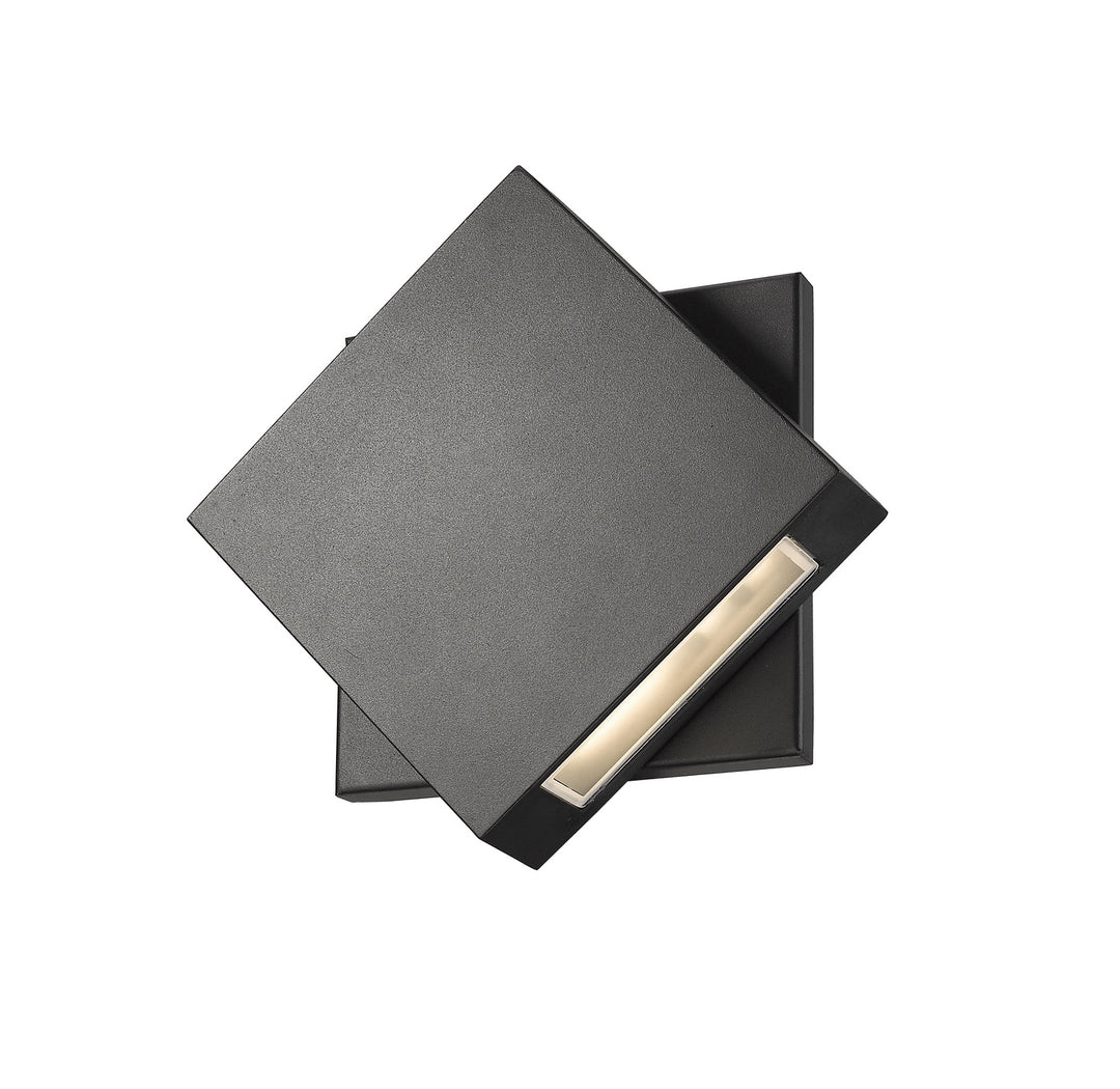 Z-Lite Canada - 573S-BK-LED - LED Outdoor Wall Mount - Quadrate - Black