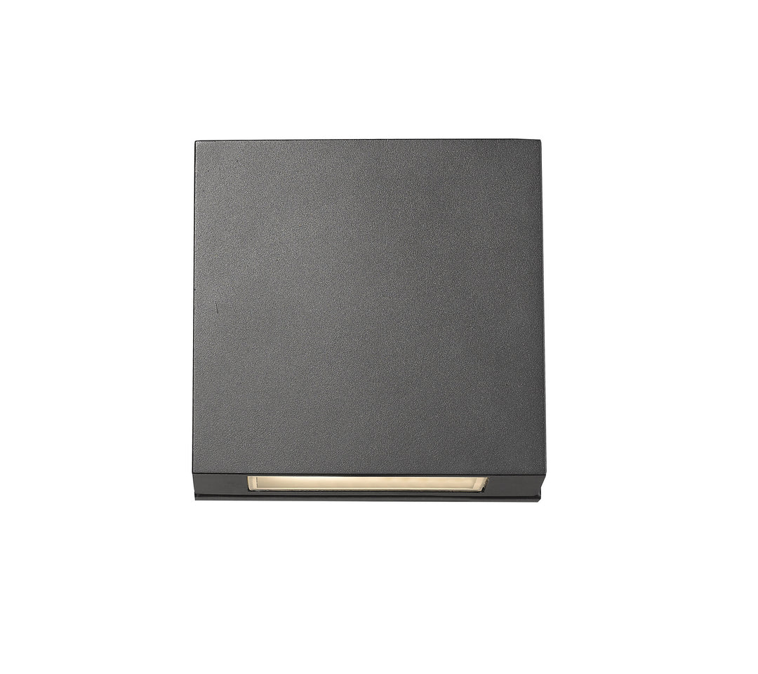 Z-Lite Canada - 573S-BK-LED - LED Outdoor Wall Mount - Quadrate - Black