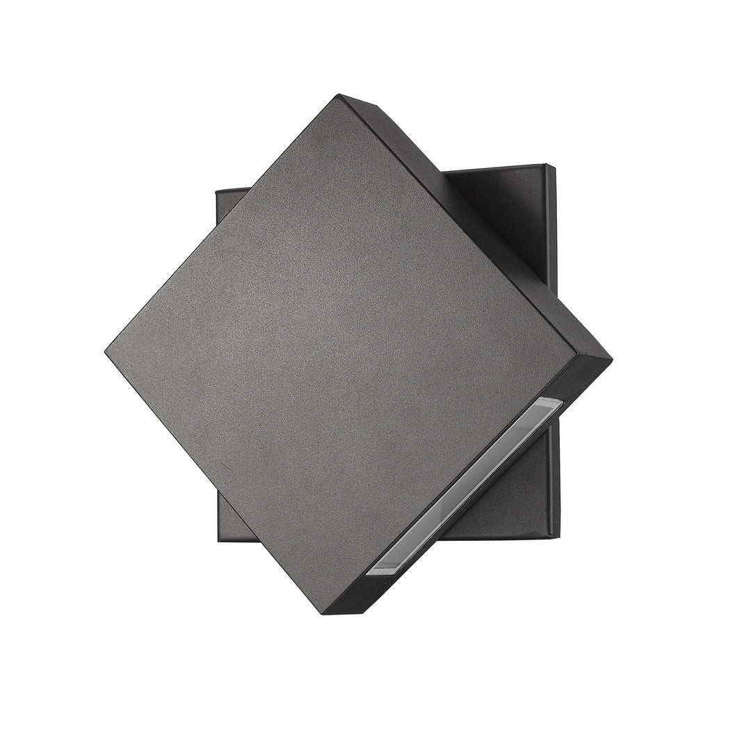 Z-Lite Canada - 573S-BK-LED - LED Outdoor Wall Mount - Quadrate - Black