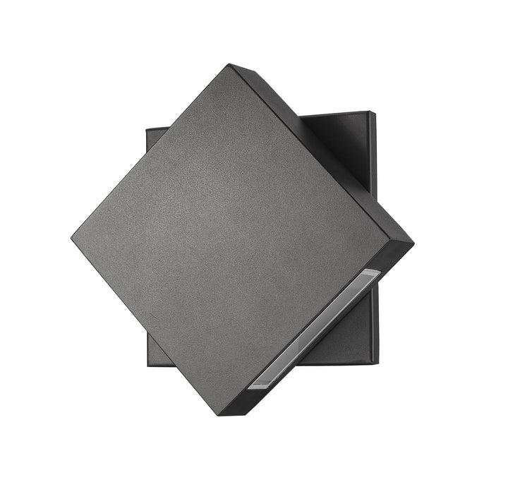 Z-Lite Canada - 573S-BK-LED - LED Outdoor Wall Mount - Quadrate - Black