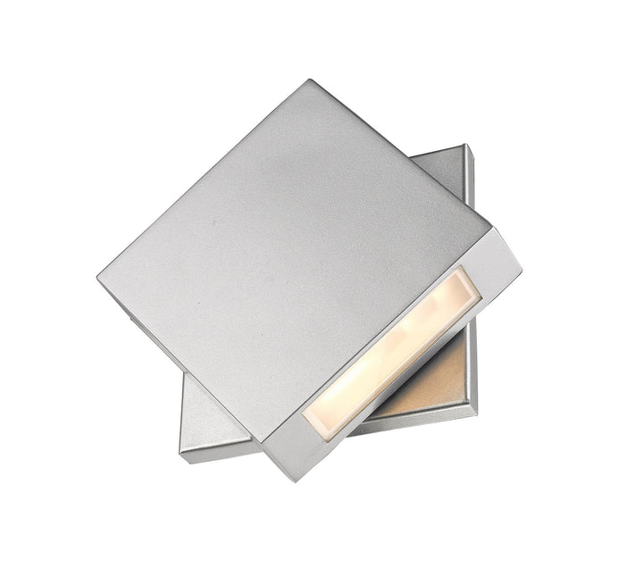 Z-Lite Canada - 573S-SL-LED - LED Outdoor Wall Mount - Quadrate - Silver