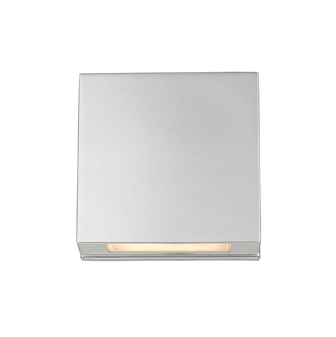 Z-Lite Canada - 573S-SL-LED - LED Outdoor Wall Mount - Quadrate - Silver