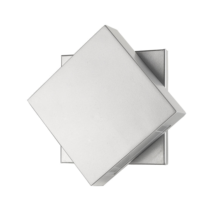 Z-Lite Canada - 573S-SL-LED - LED Outdoor Wall Mount - Quadrate - Silver