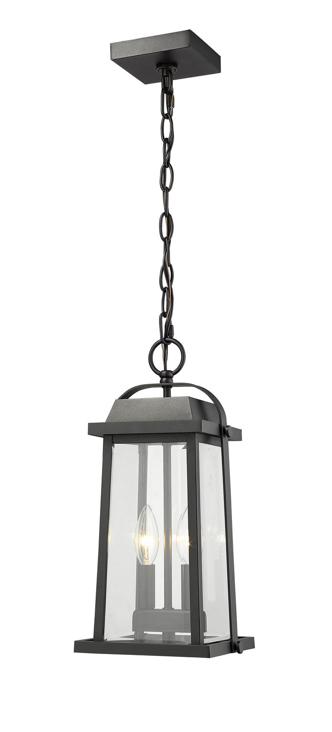 Z-Lite Canada - 574CHM-BK - Two Light Outdoor Chain Mount Ceiling Fixture - Millworks - Black
