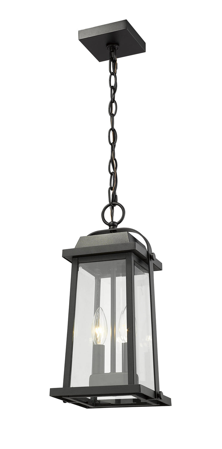 Z-Lite Canada - 574CHM-BK - Two Light Outdoor Chain Mount Ceiling Fixture - Millworks - Black