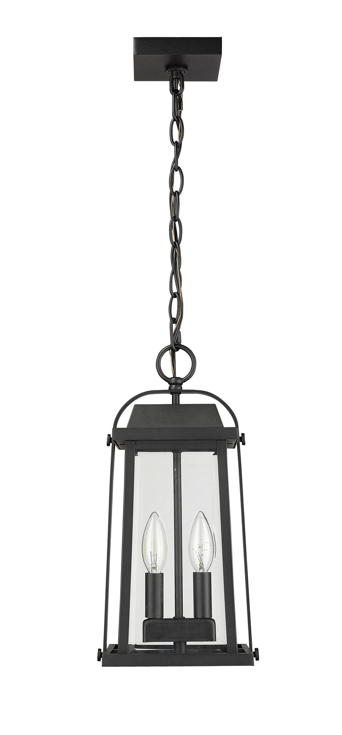 Z-Lite Canada - 574CHM-BK - Two Light Outdoor Chain Mount Ceiling Fixture - Millworks - Black