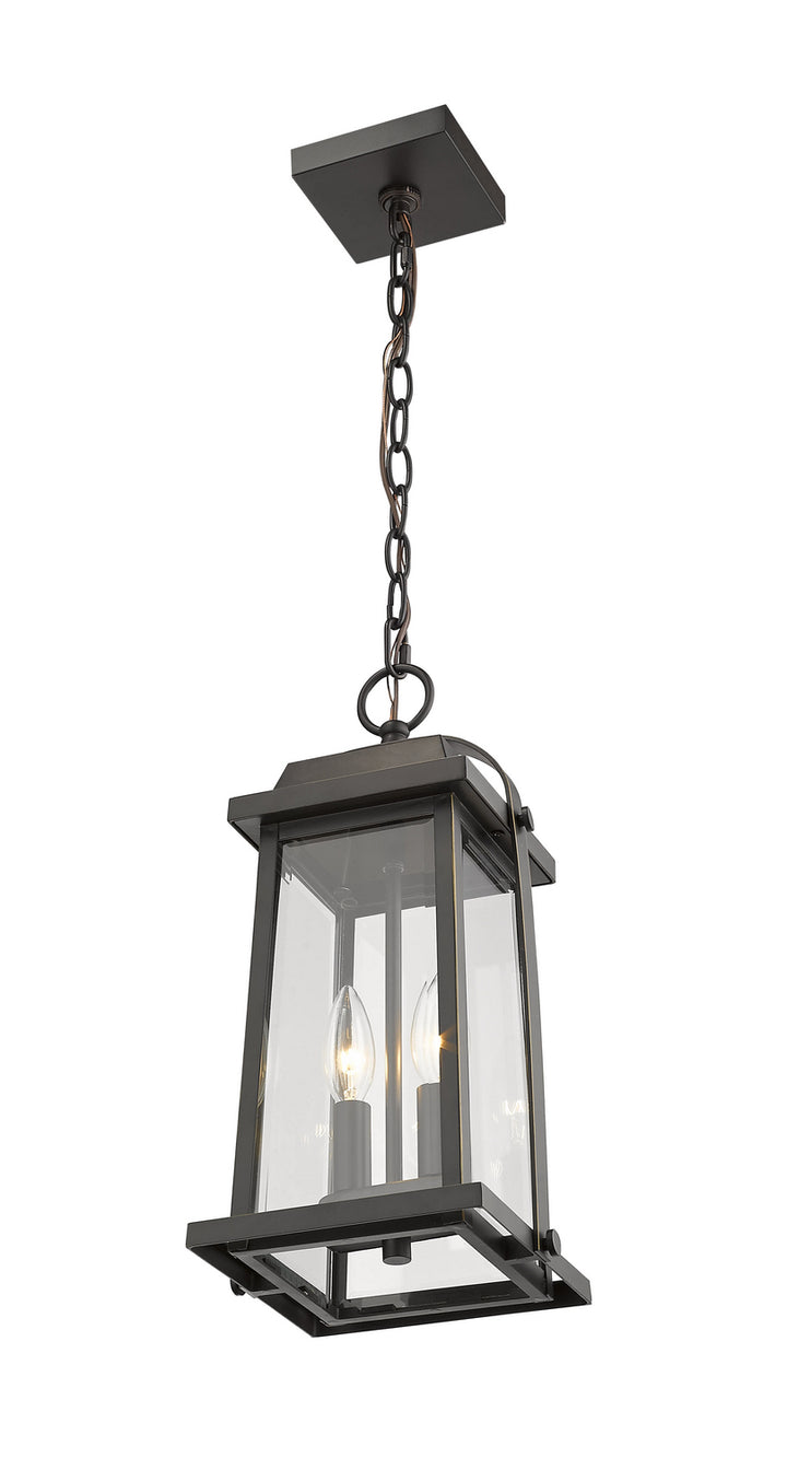 Z-Lite Canada - 574CHM-ORB - Two Light Outdoor Chain Mount Ceiling Fixture - Millworks - Oil Rubbed Bronze
