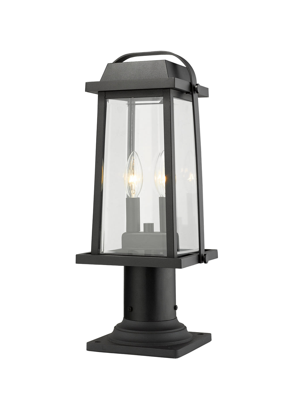 Z-Lite Canada - 574PHMR-533PM-BK - Two Light Outdoor Pier Mounted Fixture - Millworks - Black