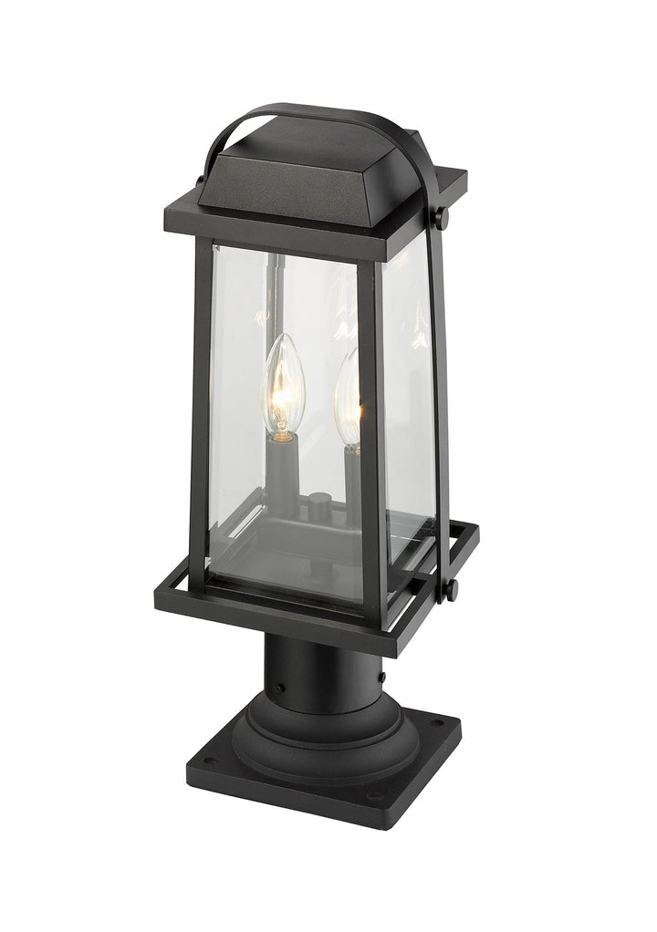 Z-Lite Canada - 574PHMR-533PM-BK - Two Light Outdoor Pier Mounted Fixture - Millworks - Black