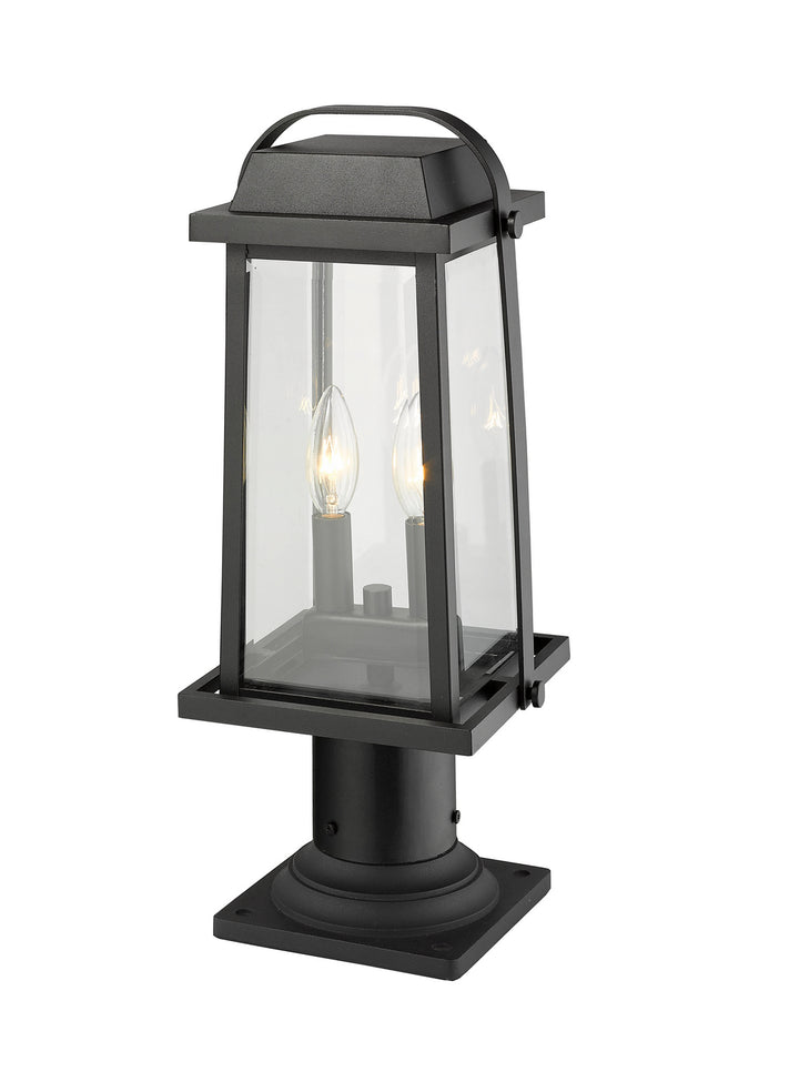 Z-Lite Canada - 574PHMR-533PM-BK - Two Light Outdoor Pier Mounted Fixture - Millworks - Black