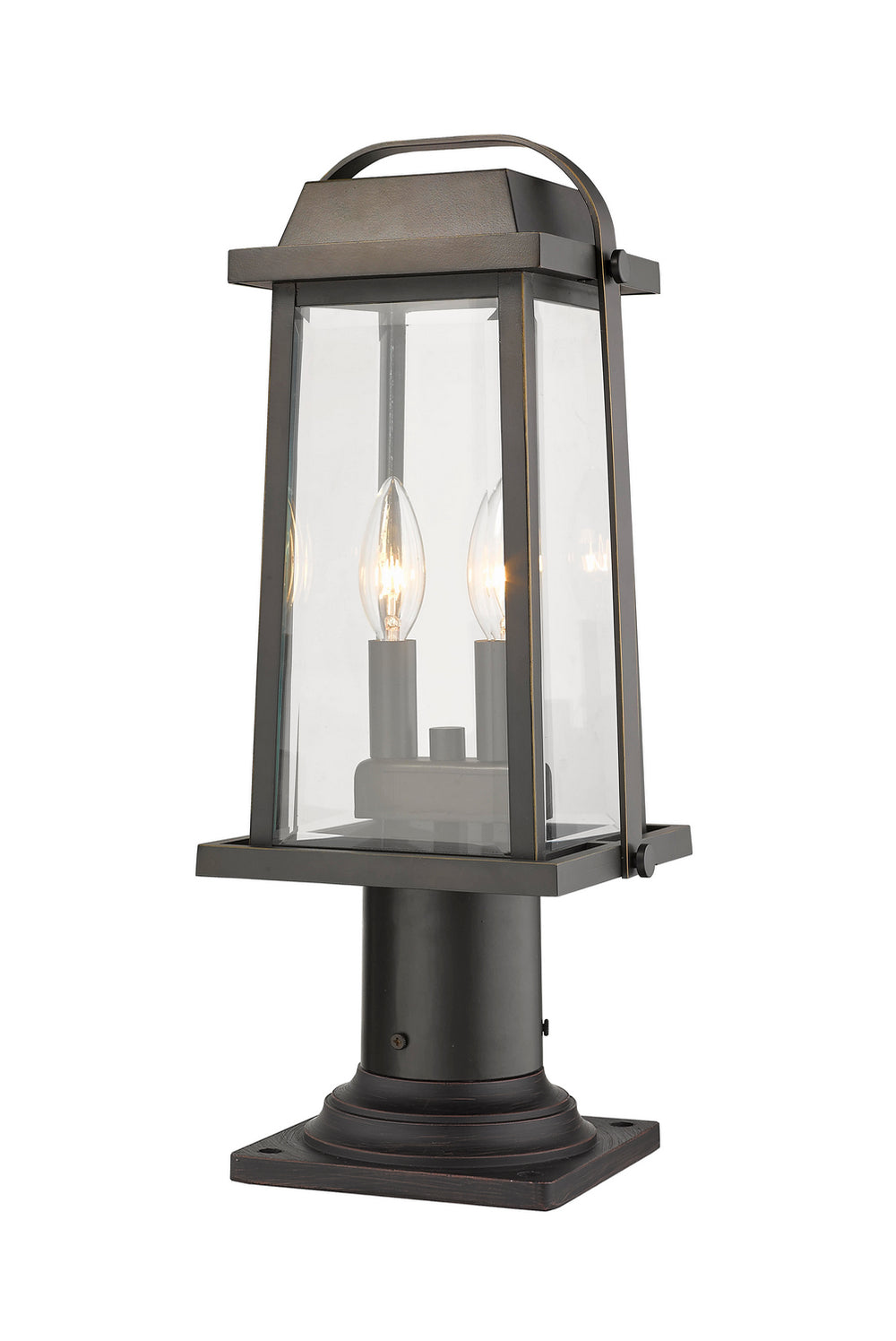 Z-Lite Canada - 574PHMR-533PM-ORB - Two Light Outdoor Pier Mounted Fixture - Millworks - Oil Rubbed Bronze