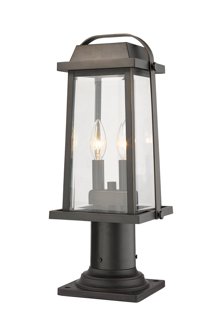 Z-Lite Canada - 574PHMR-533PM-ORB - Two Light Outdoor Pier Mounted Fixture - Millworks - Oil Rubbed Bronze