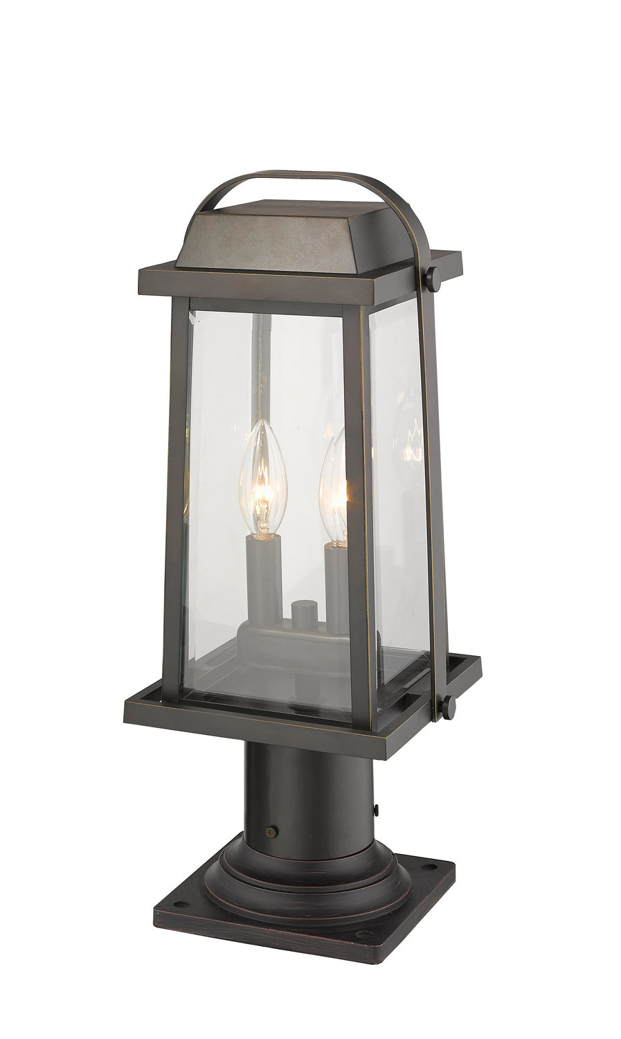 Z-Lite Canada - 574PHMR-533PM-ORB - Two Light Outdoor Pier Mounted Fixture - Millworks - Oil Rubbed Bronze