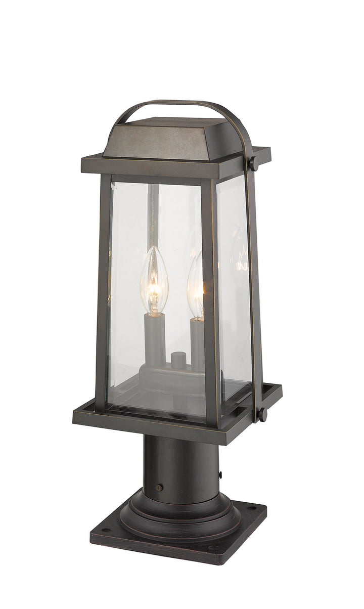 Z-Lite Canada - 574PHMR-533PM-ORB - Two Light Outdoor Pier Mounted Fixture - Millworks - Oil Rubbed Bronze