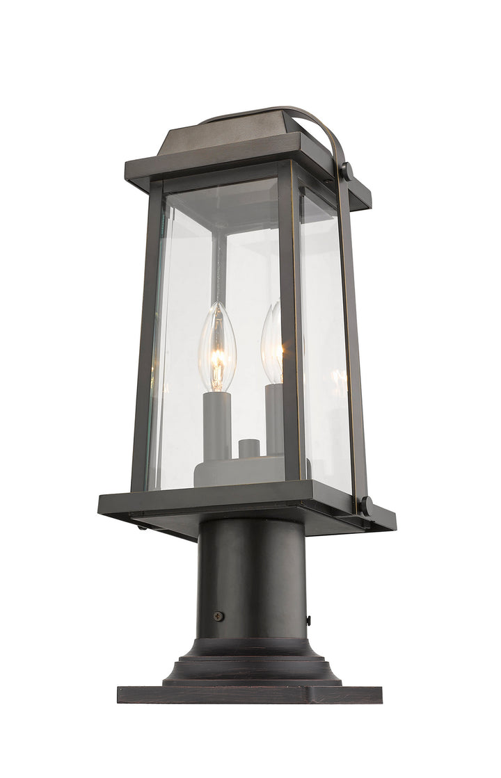 Z-Lite Canada - 574PHMR-533PM-ORB - Two Light Outdoor Pier Mounted Fixture - Millworks - Oil Rubbed Bronze