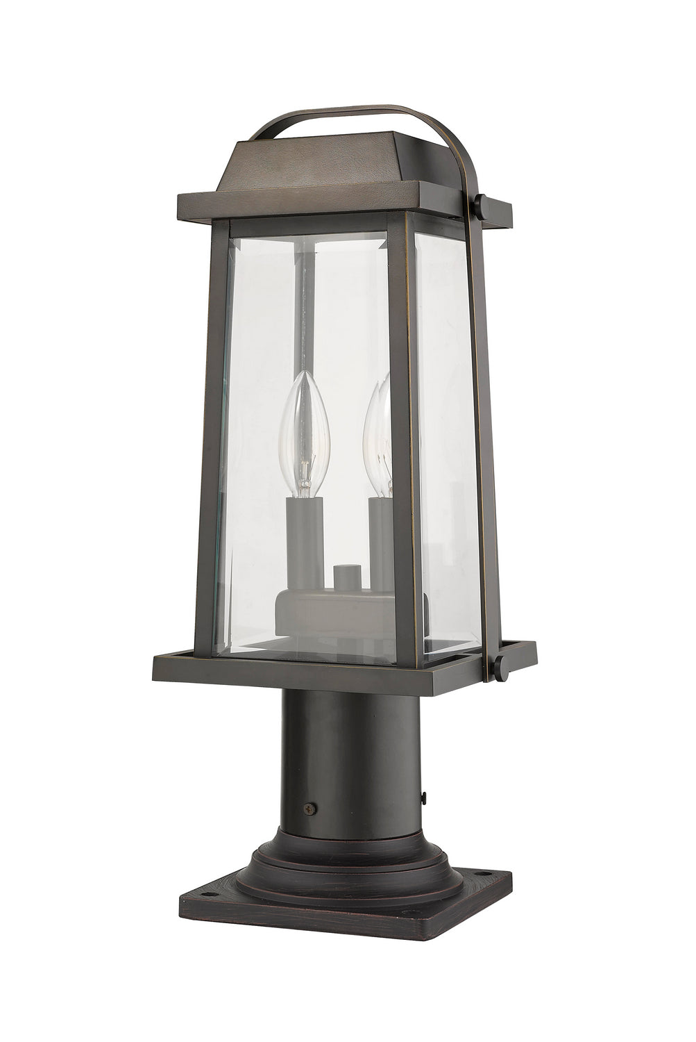 Z-Lite Canada - 574PHMR-533PM-ORB - Two Light Outdoor Pier Mounted Fixture - Millworks - Oil Rubbed Bronze